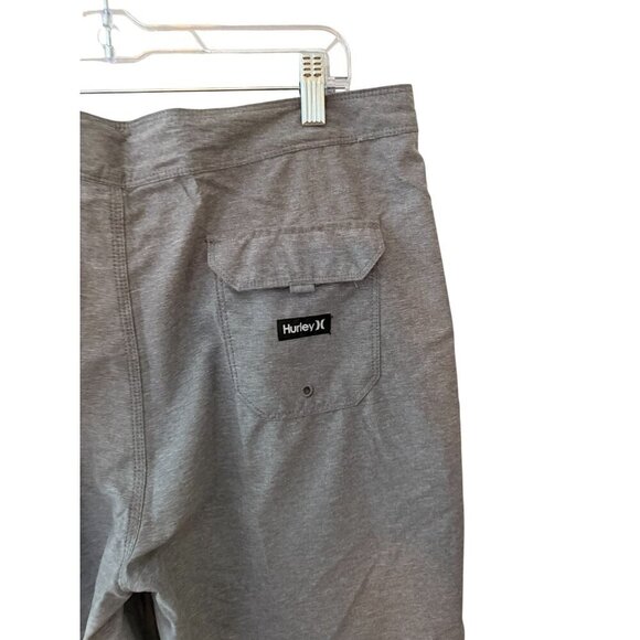 Hurley Mens Size 34 Gray Board Shorts 20" Length Lightweight & Comfortable NWT - Picture 5 of 6